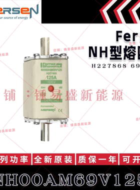 法国ferraz shawmut熔断器 NH00AM69V50/V63/V80/V100/V125 陶瓷