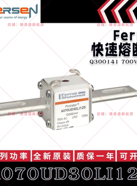 罗兰美尔森熔断器 A070UD30LI125 Q300141 A070UD30LI160 R300142