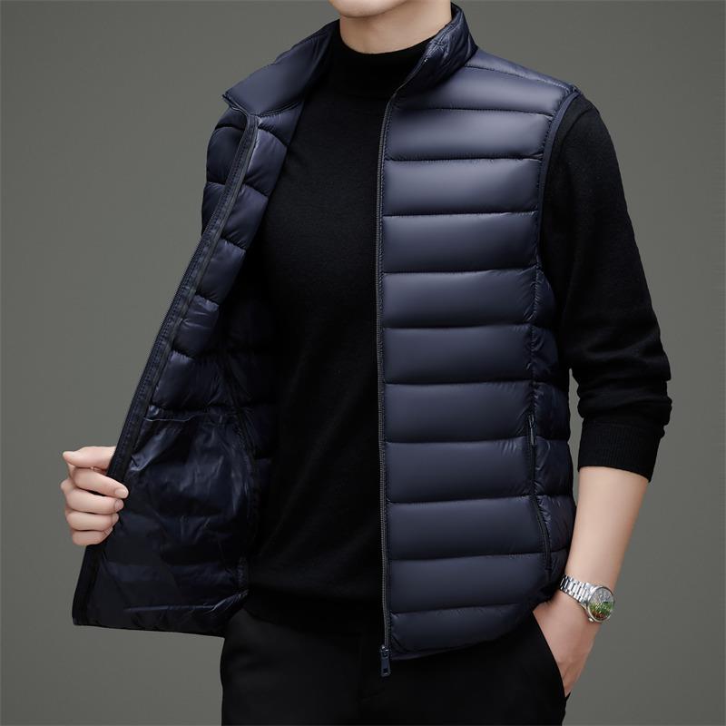秋冬马甲男2025新款加厚棉背心冬季保暖男士外穿坎肩马夹外套
