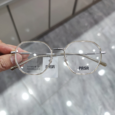 Prsr帕莎眼镜框男超轻纯钛复古金属镜架可配近视防蓝光女PA90050