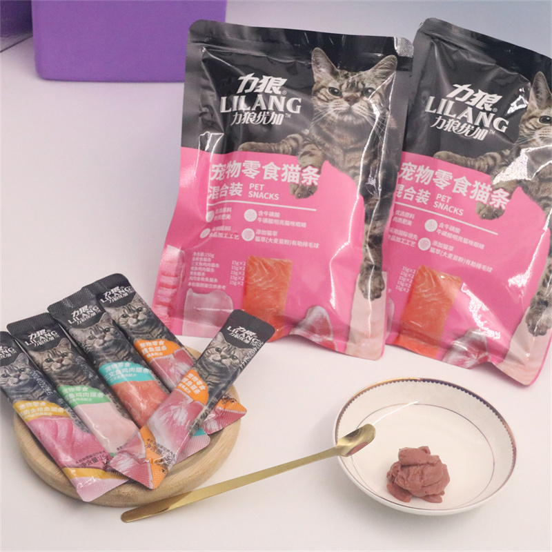 力狼猫条150g优加猫零食增肥发腮