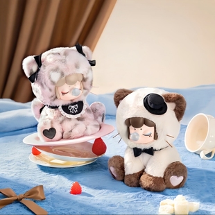 Rolife若来Nanci囡茜喵喵下午茶毛绒系列盲盒毛绒礼物搪胶四代可