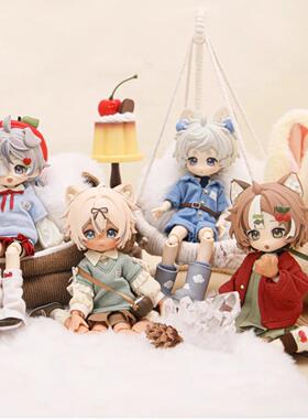 正版水果硬糖12分BJD盲盒关节可动人偶玩具摆件创意女生礼物潮玩