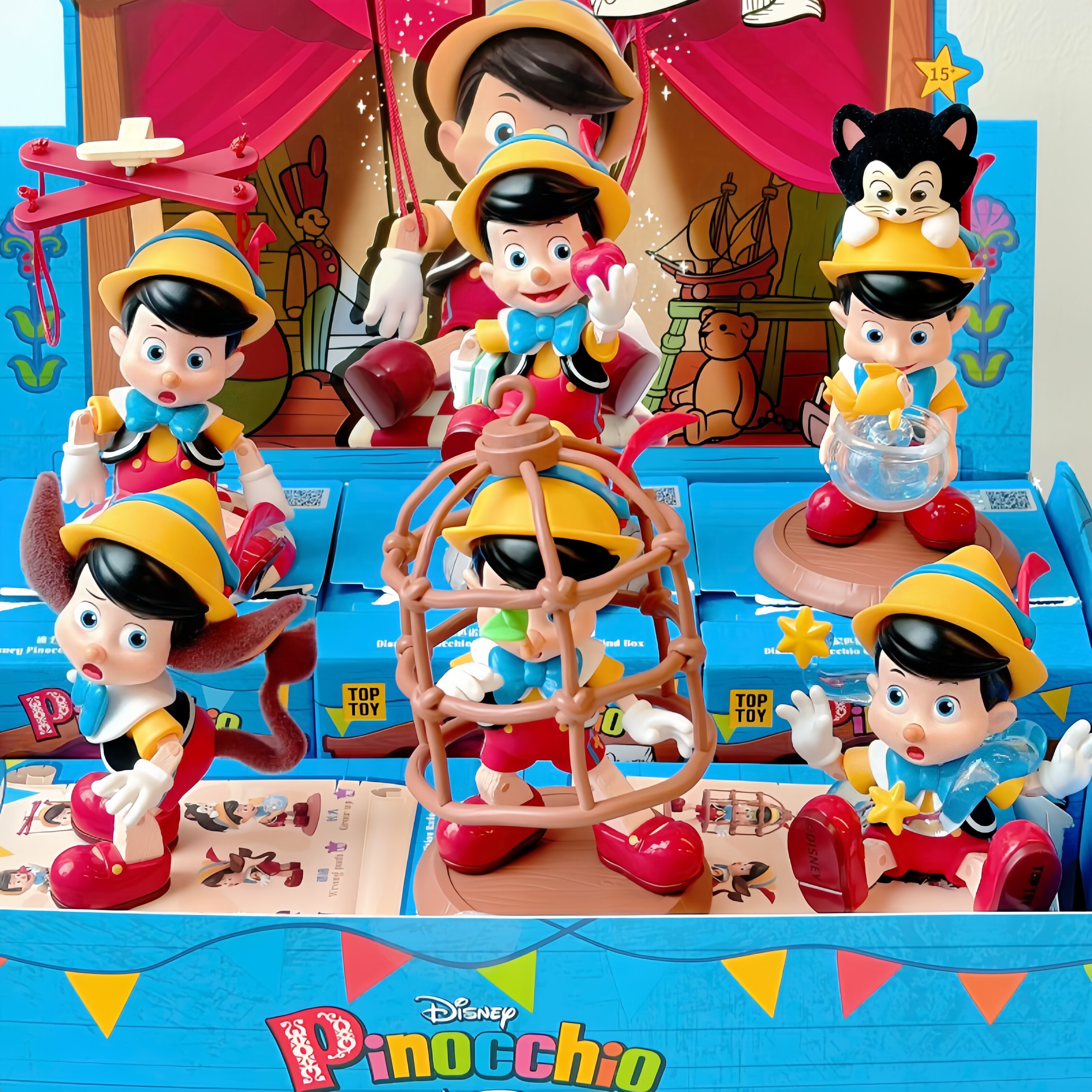 正品TOPTOY匹诺曹成长日记系列手办盲盒周边可爱摆件潮玩礼物