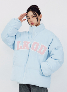 LK STORE LKOD2025秋冬灯芯绒皮质字母棉服外套 情侣夹克棉衣潮牌