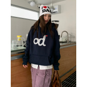 od波点贴布连帽加绒卫衣情侣帽衫 2025秋冬新款 LKOD 潮牌 STORE