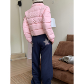 长裤 五角星草写字母豹纹贴布女款 微喇卫裤 STORE LKOD2025新款