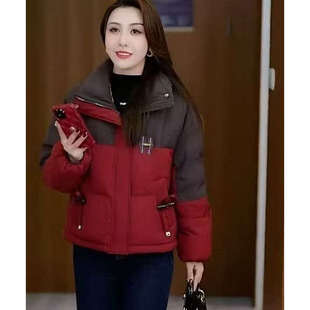 反季节清仓处理棉衣女短款休闲宽松冬季加厚洋气立领棉服时尚棉袄