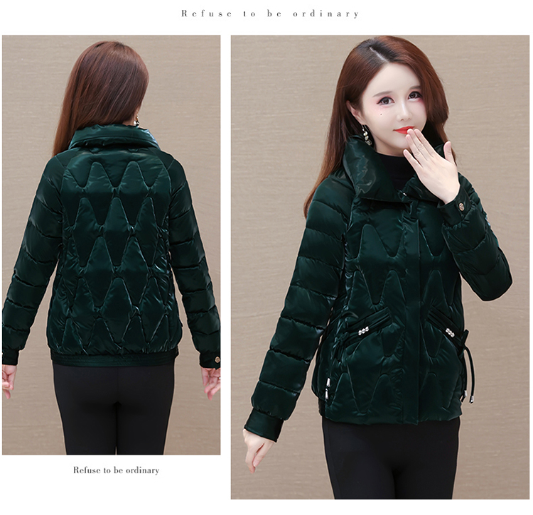小个子棉衣女短款冬季新款