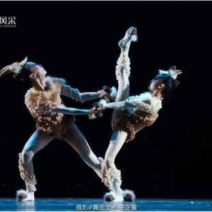 十二届小荷风采斑羚飞渡演出服儿童藏羚羊舞蹈森林精羚动物表演服