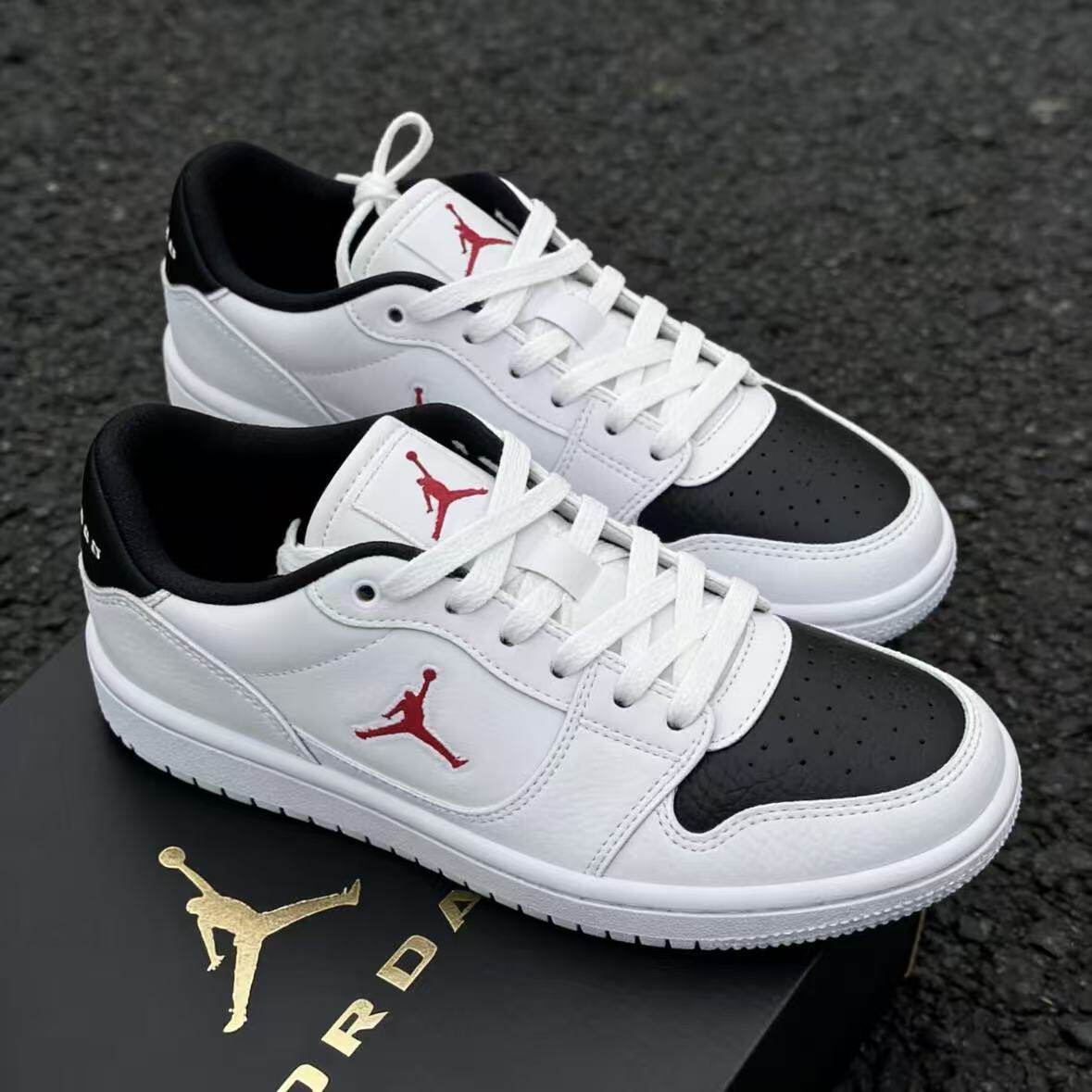Jordan COURT CONNECT LOW耐克系带舒适防滑透气板鞋  IQ5698-001