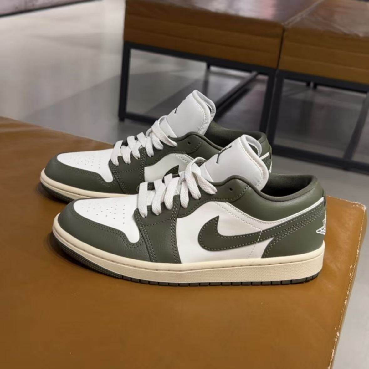 耐克正品Nike Air Jordan1复古潮流透气缓震低帮运动休闲板鞋