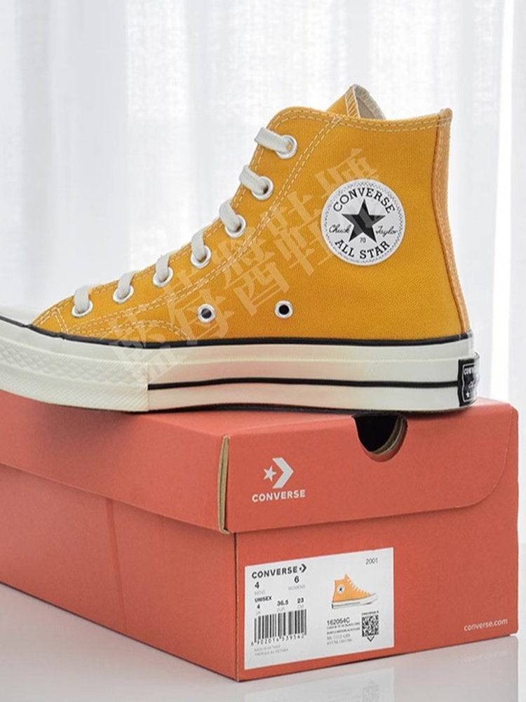 CONVERSE 1970S Converse versatile vintage classic high-top low-top canvas shoes for men and women, authentic at the counter