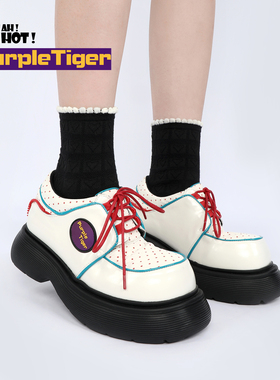 Purple Tiger2025秋季新品原创小众厚底小个子百搭厚底增高女单鞋
