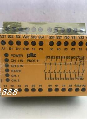 PILZ安全急停继电器原装774085 PNOZ 11 110-120VAC 24VDC