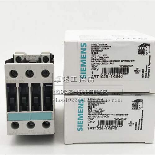 3RT1025-1KB40 17-30VDC 进口西门子直流接触器 3RT1025-1K..0
