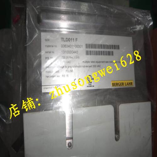 伺服控制器TLD011 F 0063401100001驱动器全新TLD011F原装