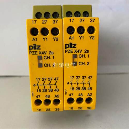 pilz 774582原装 安全继电器 PZE X4V 2/24VDC 4n/o fix