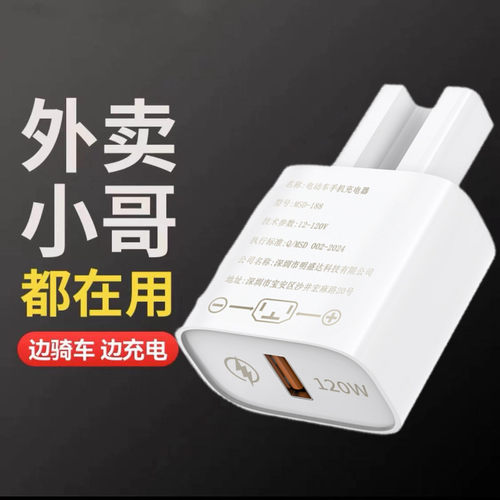 新款爆款电动车手机充电器USB转换器 36V48V72V100快充车载充电器