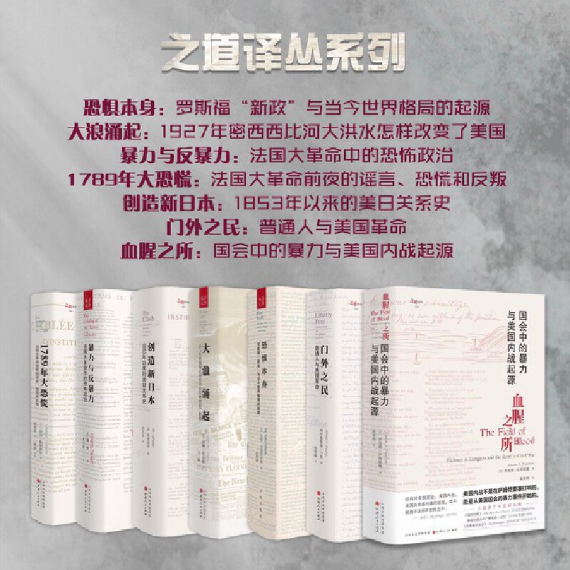 正版包邮 套装7册 之道译丛系列 恐惧本身+大浪涌起+暴力与反暴力+1789年大恐慌+创造新日本+门外之民+血腥之所