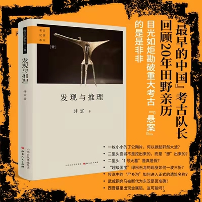 正版包邮 发现与推理 考古纪事本末 一 考古学家许宏回顾二十年田野亲历 追踪文物的前世今生 重新展开考察考古“悬案”