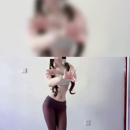 体美缘云感亲肤高腰紧身瑜伽裤