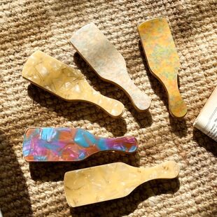 正品设计感防静电蓬发梳子醋酸板材气质木梳发梳便携按摩梳子男女