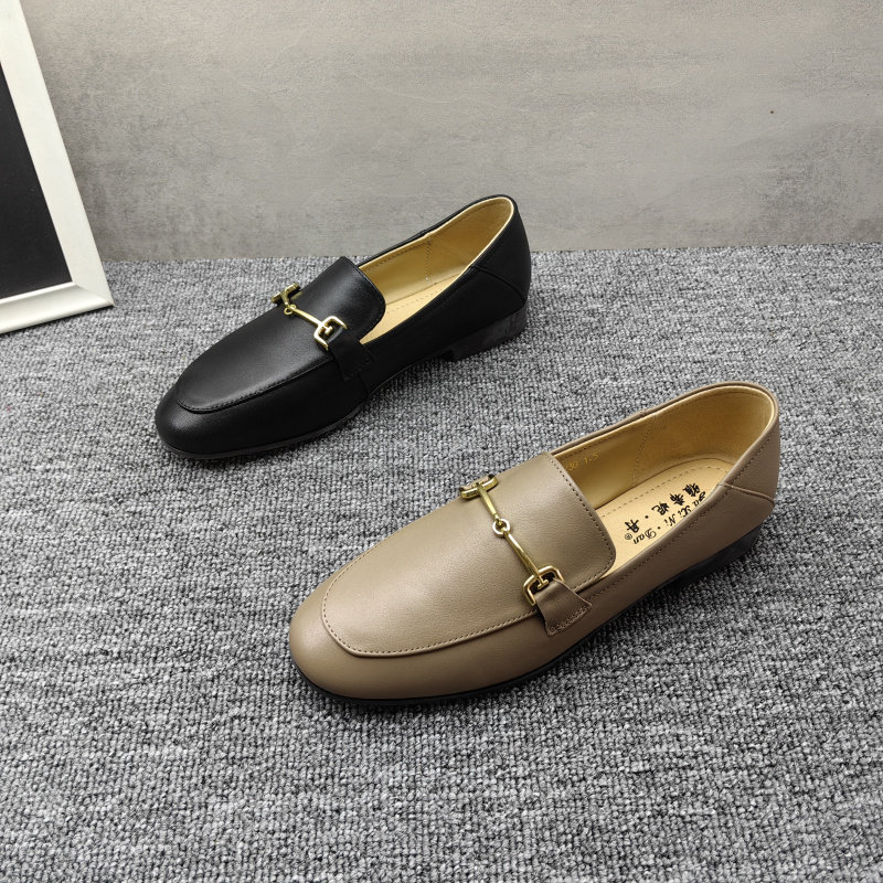 清仓2025春季真皮女鞋百搭英伦软底低跟方跟圆头乐福鞋牛皮女单鞋,女鞋,乐福鞋（豆豆鞋）,淘宝优惠券,粉丝福利购,淘宝优惠卷