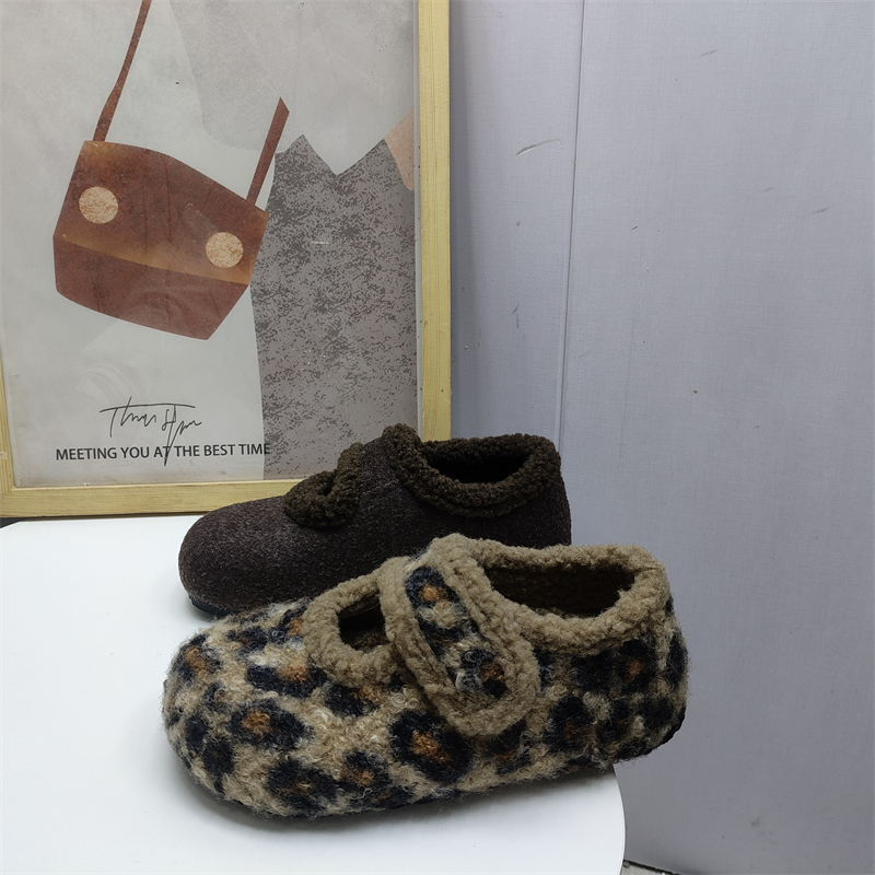 毛毛勃肯鞋加绒保暖棉鞋