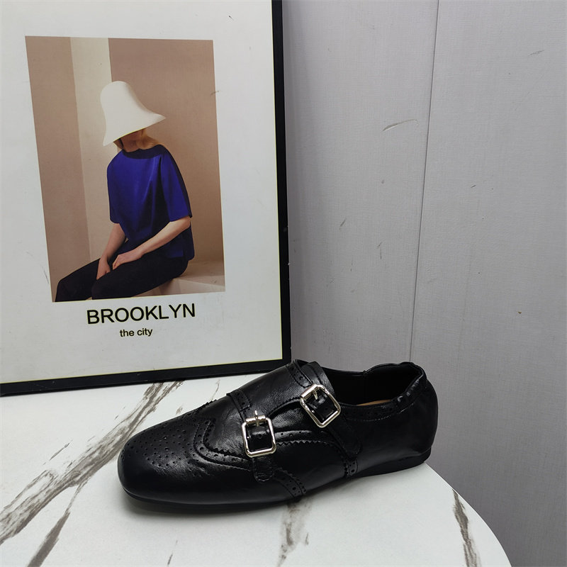 2026春款英伦风PU皮面布洛克鞋女方头低跟复古百搭小皮鞋单鞋,女鞋,牛津鞋/布洛克鞋/德比鞋,淘宝优惠券,粉丝福利购,淘宝优惠卷