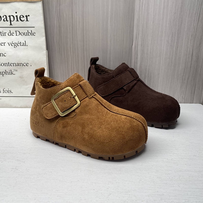 加绒保暖防滑内增高女款勃肯鞋