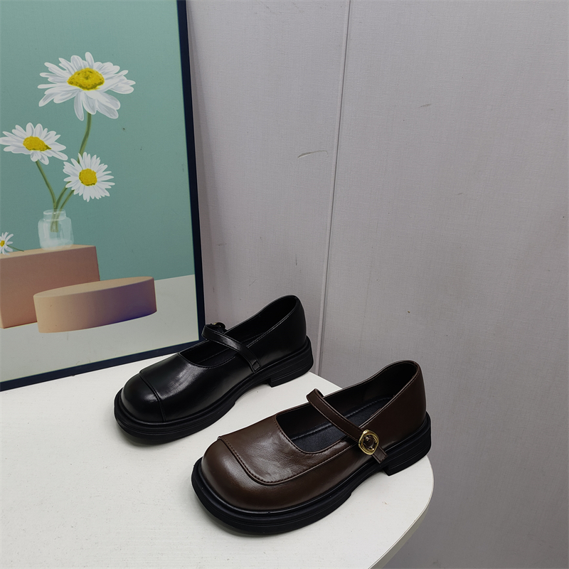 工厂清仓2025春季女鞋休闲透气低跟方跟韩版浅口低跟玛丽珍女单鞋