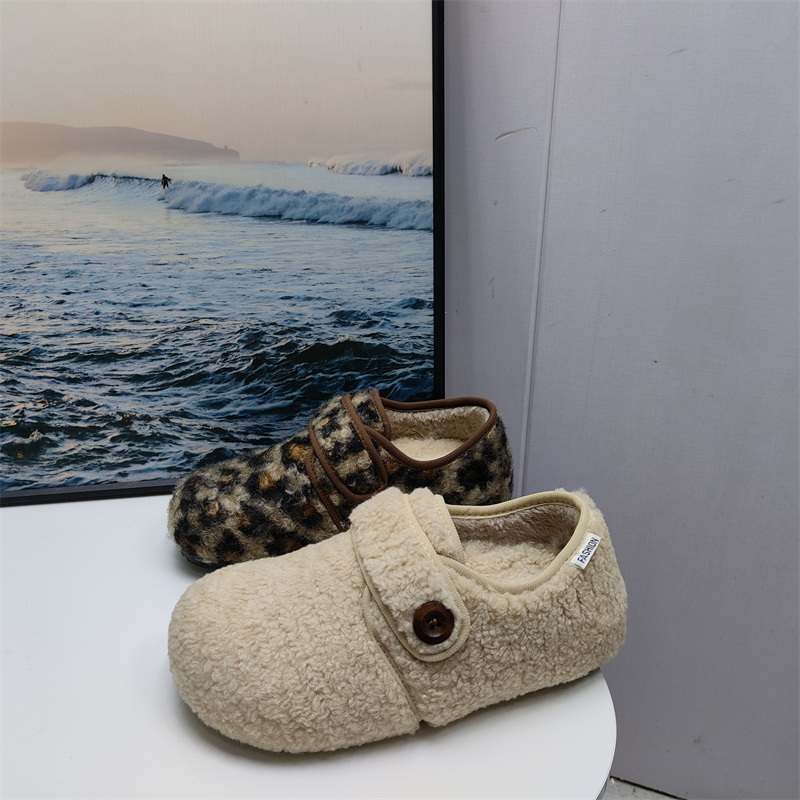 实拍2025秋冬款加绒保暖棉鞋