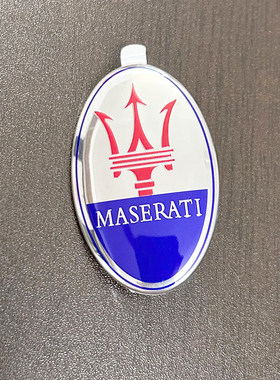 玛莎拉蒂车标莱万特侧标总裁吉博力改装字标SQ4GTS车贴后尾标黑色