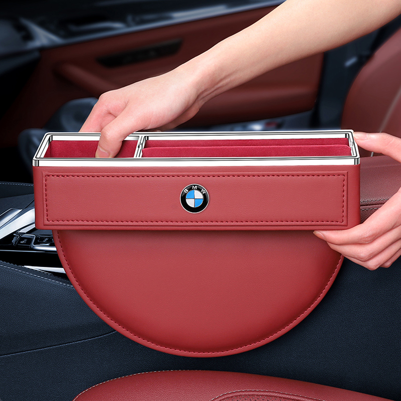 适用于宝马3系5系7系X1X3X5X7座椅缝隙储物盒车载主副驾驶位收纳