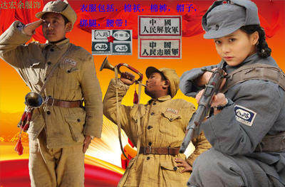 八路军棉袄抗战服装棉裤棉帽军装影视红军大衣新四军志愿军棉大衣