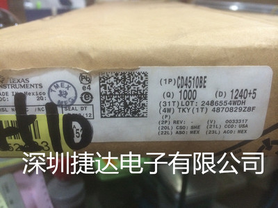 CD4510BE DIP-16 TI原装进口现货