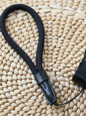 相机腕带 微单手绳挂绳防丢绳适合运动小相机卡片机柔软红黑涤纶