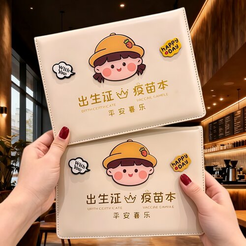 出生证明保护套三合一马年宝宝