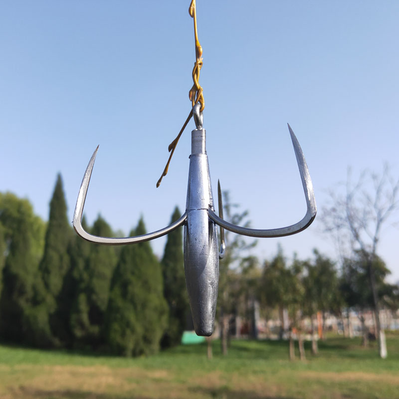 防挂底锚钩锚鱼钩中心坠刀锋大号 搜鱼钩挂钩子挂鱼钩锚钩锚鱼钩