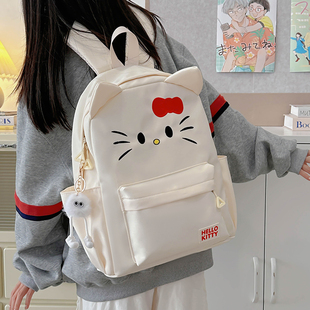日系猫咪初高中大容量书包少女可爱外出电脑学生背包卡通双肩包