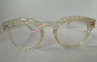 T Trend 透明复古框眼镜 平面镜 女 日本