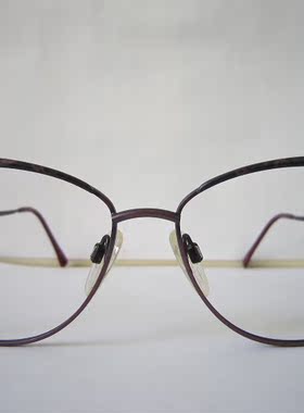 TURA 402 暗紫色 眼镜架 日本