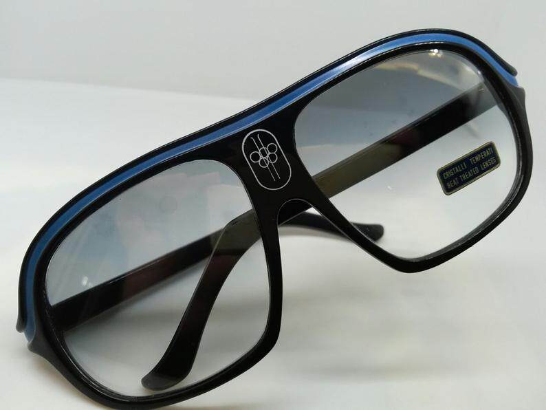 70年代 末 男士 飞行员 太阳镜 墨镜 玻璃镜片 意大利