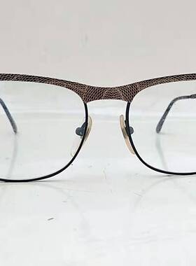 SANFORD  HUTTON 80年末 仿蟒蛇纹 平面镜  眼镜 日本