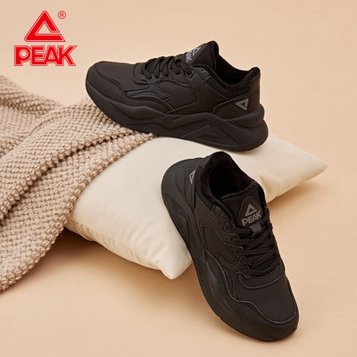 匹克棉鞋新款厚底老爹鞋