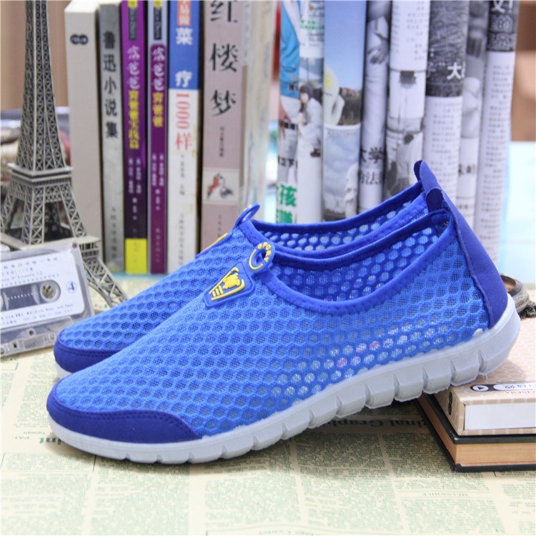 Middle and old age summer Thin section ventilation Hollow Mom shoes Elderly Single shoes man motion shoes Woman soft solein the Men's Shoes, Sandals  category - from Buy2taobao.com to provide professional Taobao agent buy service