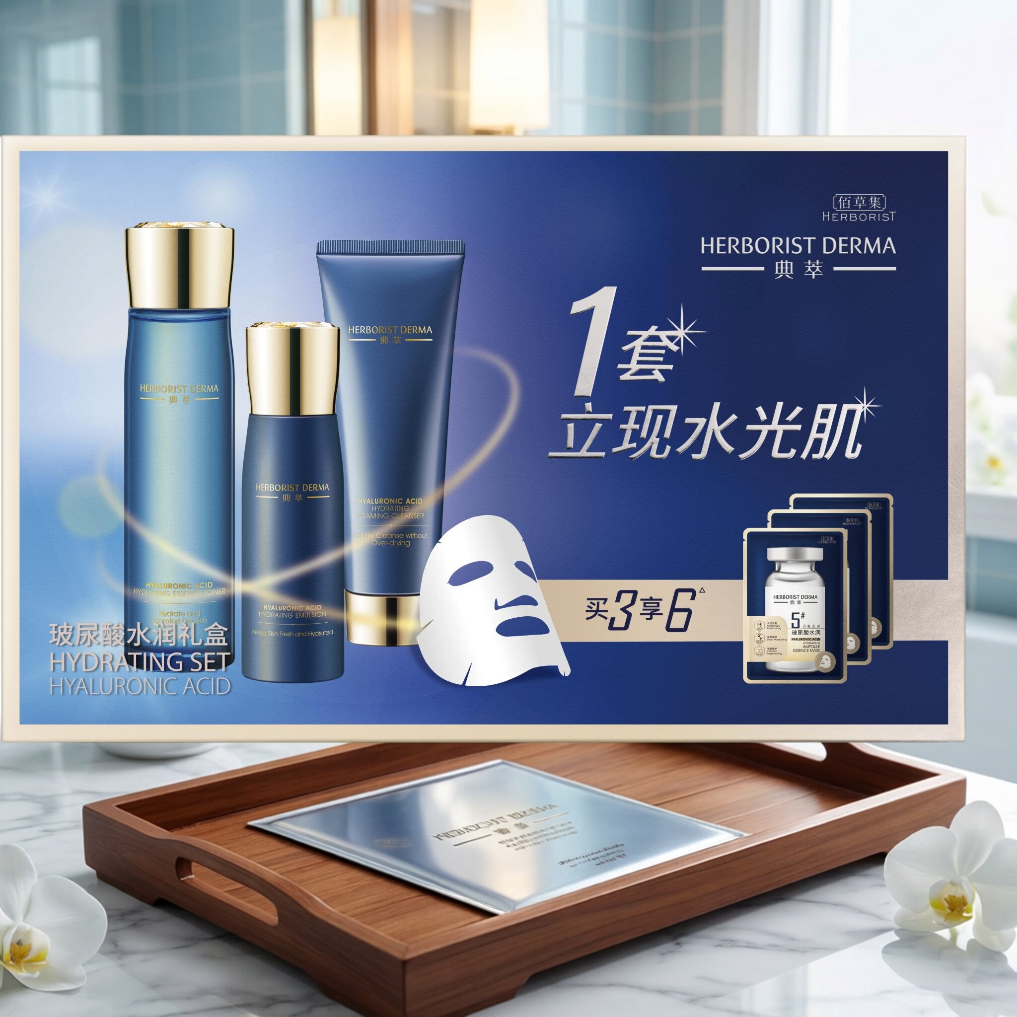 佰草集典萃玻尿酸补水保湿爽肤水