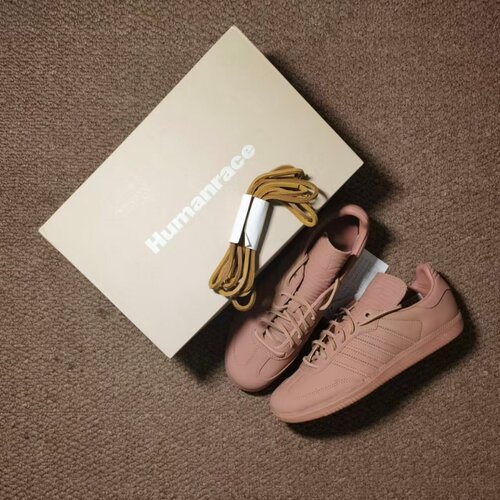 Adidas/阿迪达斯 三叶草 HUMANRACE SAMBA德训鞋 低帮板鞋 IE7290