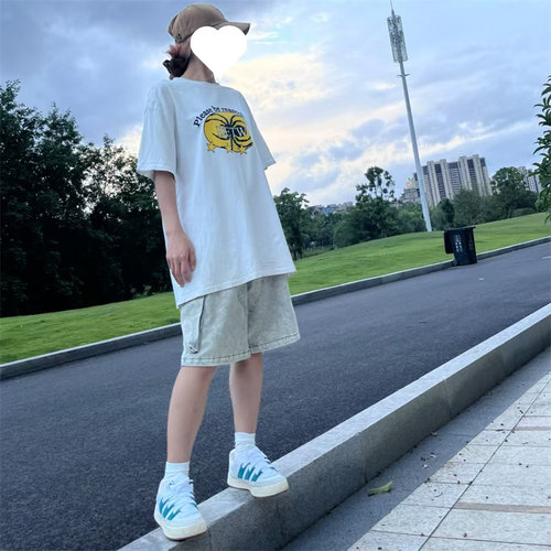 Adidas/阿迪达斯 三叶草 Adimatic 休闲鲨鱼面包鞋板鞋 ID3935